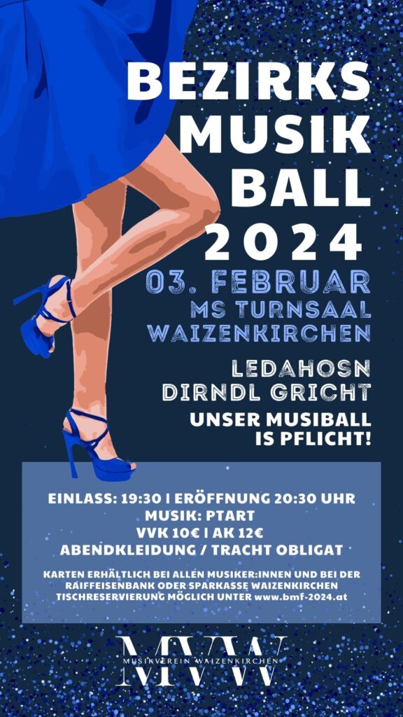 Bezirksmusikball 2024 Info